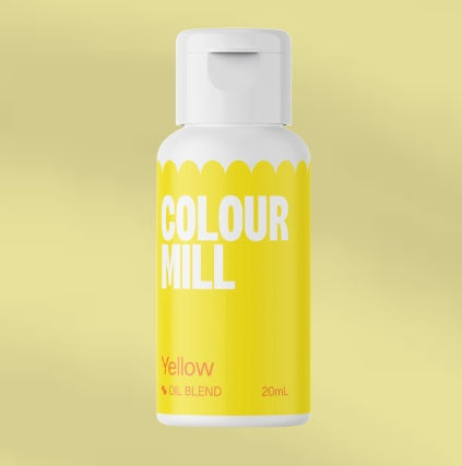 Oil Based Colouring 20ml Yellow - Colour Mill – Icing Inspirations - School  and Cake Supply Shoppe