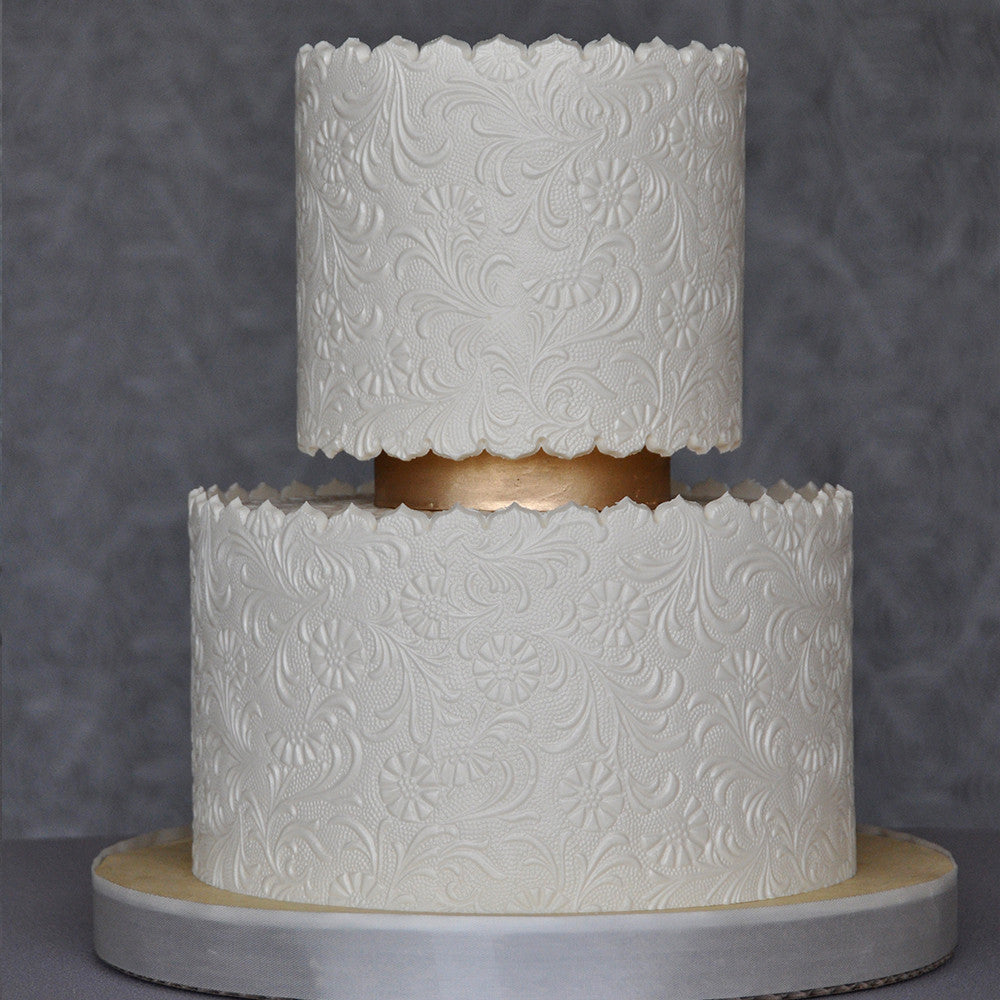 3PCS Cake Stencils Decorating Buttercream, Stencils for Cake Decorating,  Lace Cake Stencils & Templates for Wedding & Birthday Cake Decor,Square